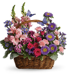 Country Basket Blooms from Mona's Floral Creations, local florist in Tampa, FL